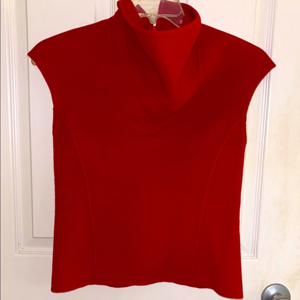 Donna Karan signature (runway) Turtle/Cowl neck Sweater. wool/ cashmere luxury